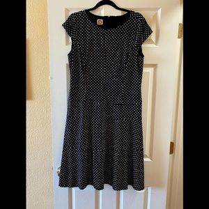 Black and white Anne Klein dress